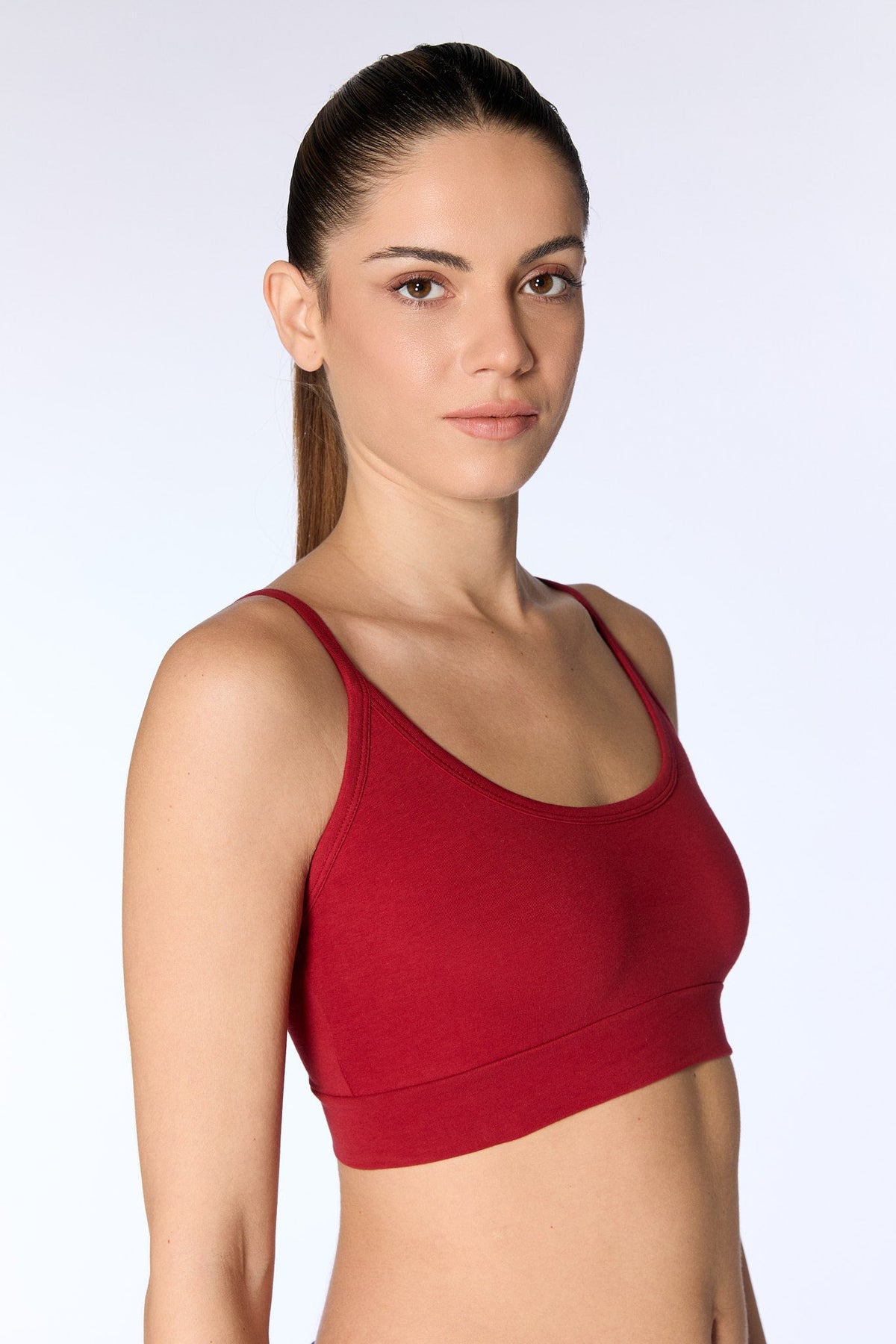 Women's Bustier, Red — Albero Natur, view 2