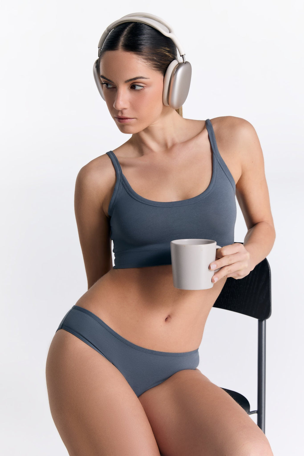 Women's Bustier, Dark Slate 3-Pack