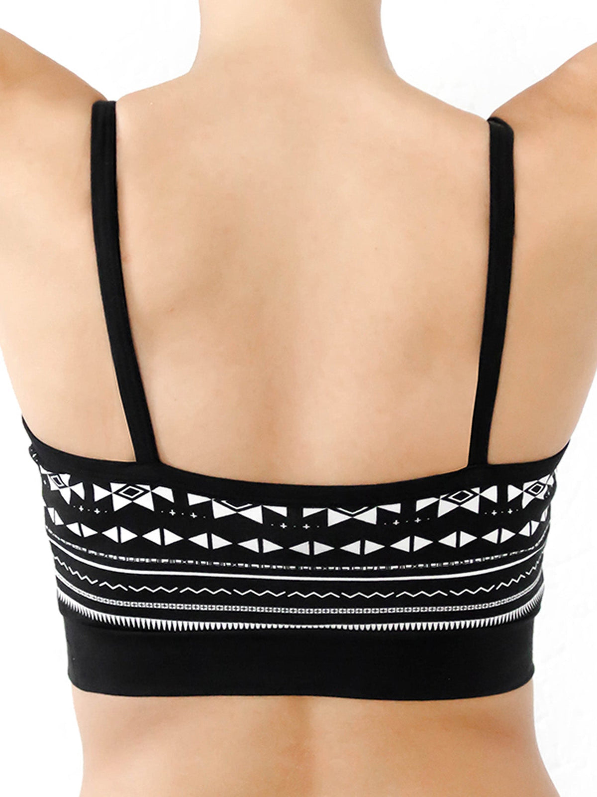 Women's Bustier, Black - White