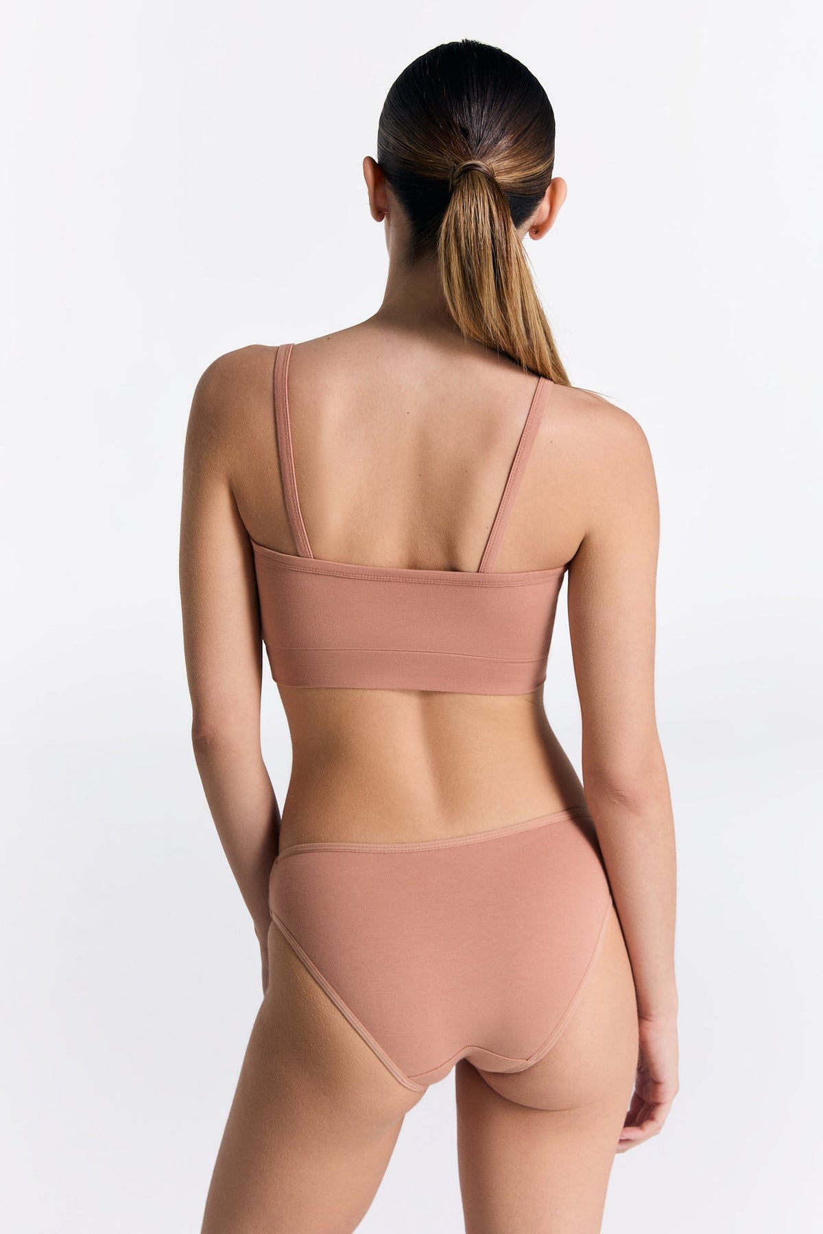 Women's Bustier, Café Crema 3-Pack