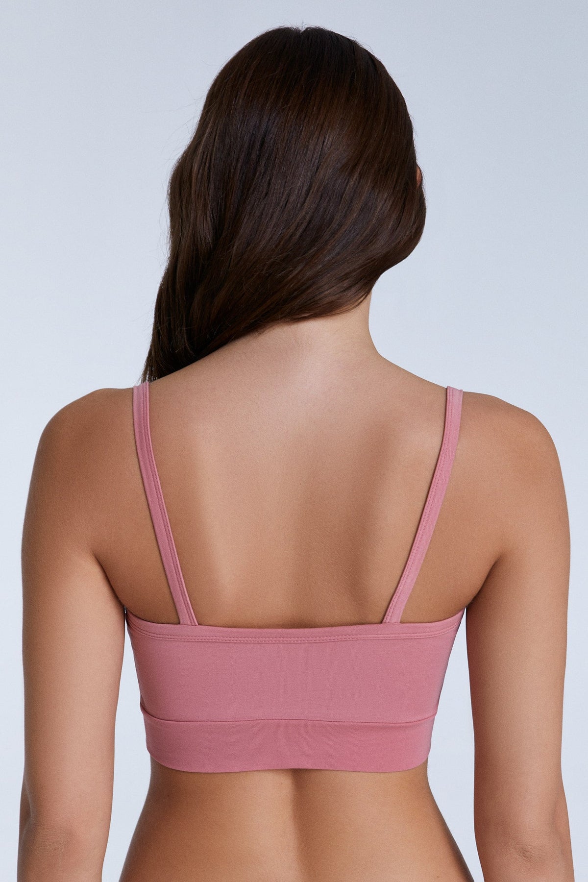 Women's Bustier, Pastel Pink — Albero Natur, view 4