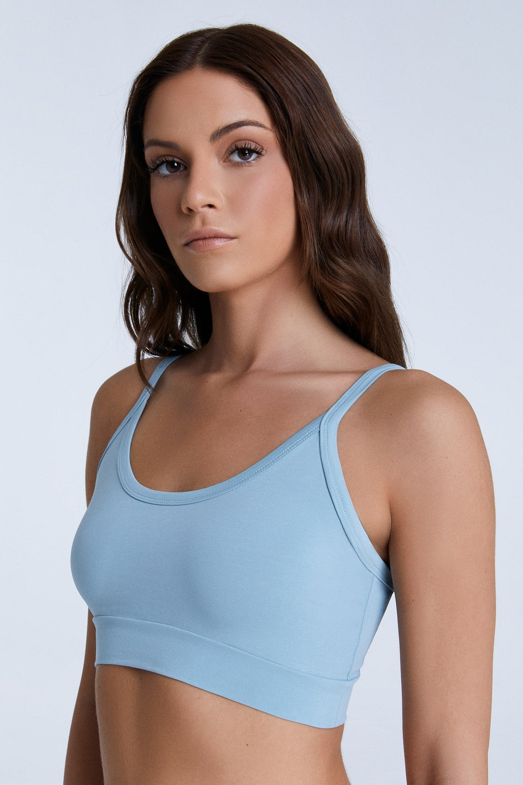 Women's Bustier, Grey Blue 3-Pack