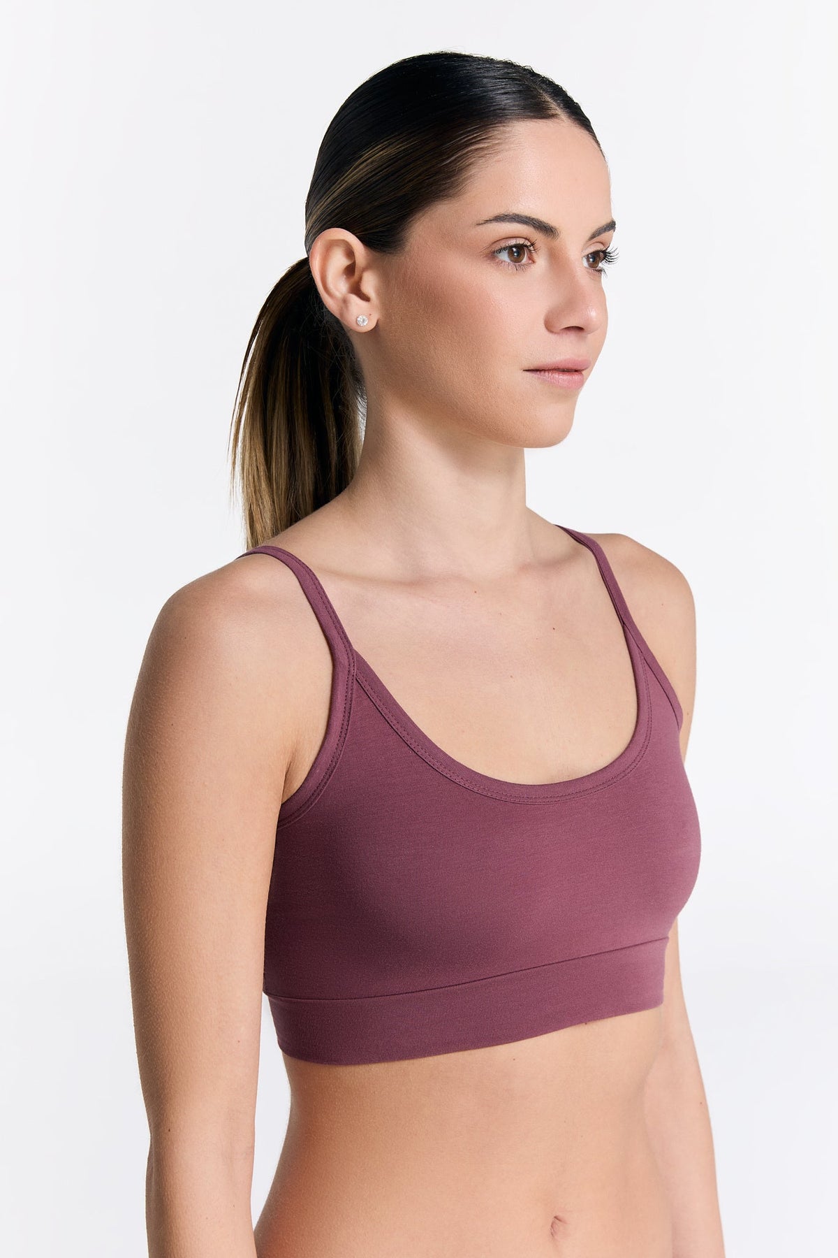 Women's Bustier, Nocturne 3-Pack — Albero Natur, view 3