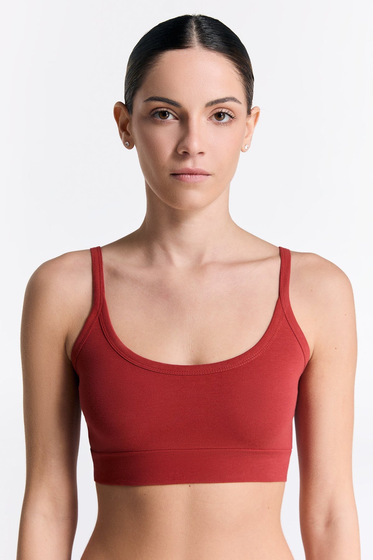 Women's Bustier, Red Ochre 3-Pack