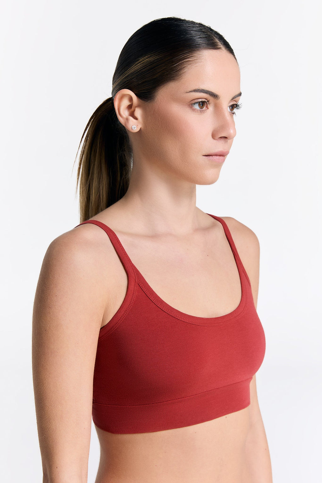 Women's Bustier, Red Ochre 3-Pack