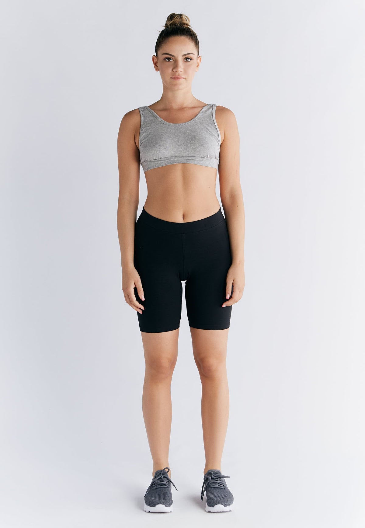 Women's Envelope Bustier, Grey — Albero Natur, view 5