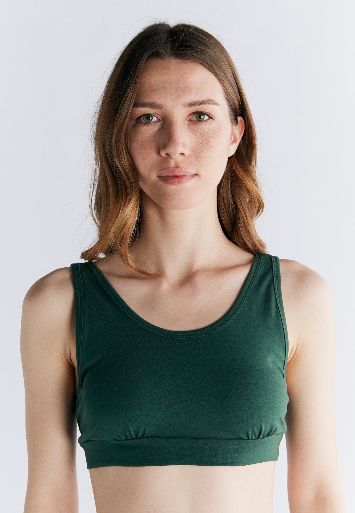 Women's Envelope Bustier, Pine Needle — Albero Natur