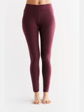 Women's Leggings Cotton Jersey, Aubergine