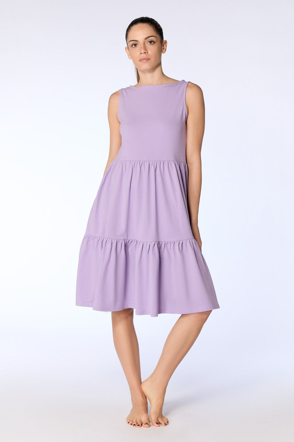 Ruffle Dress, Viola
