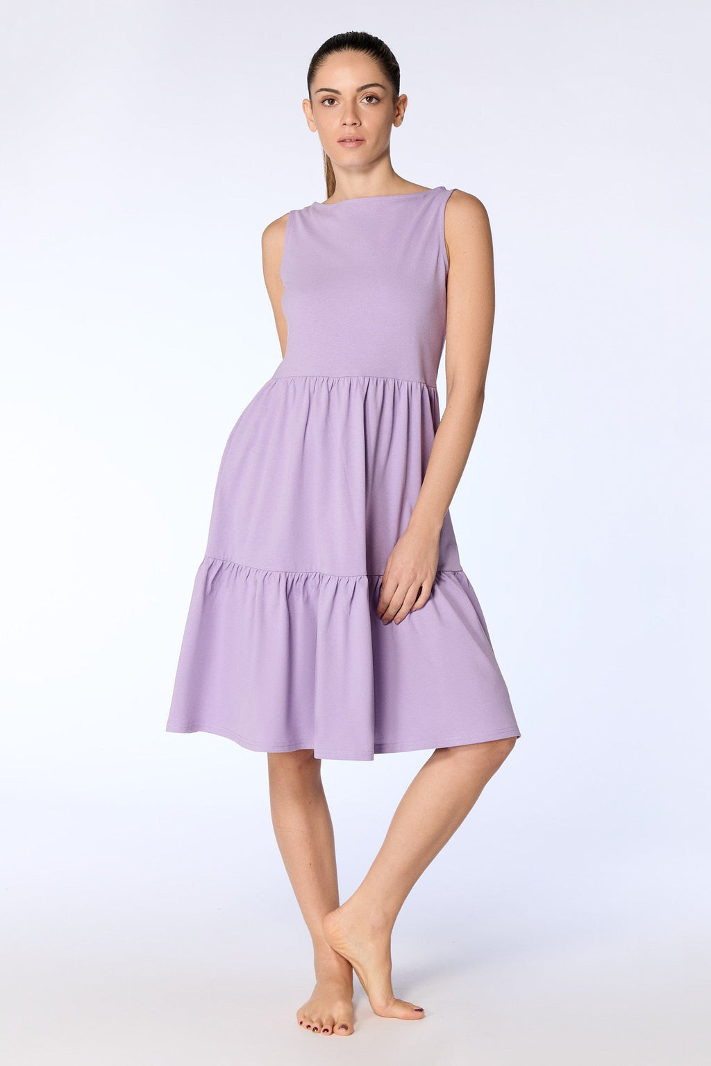 Ruffle Dress, Viola