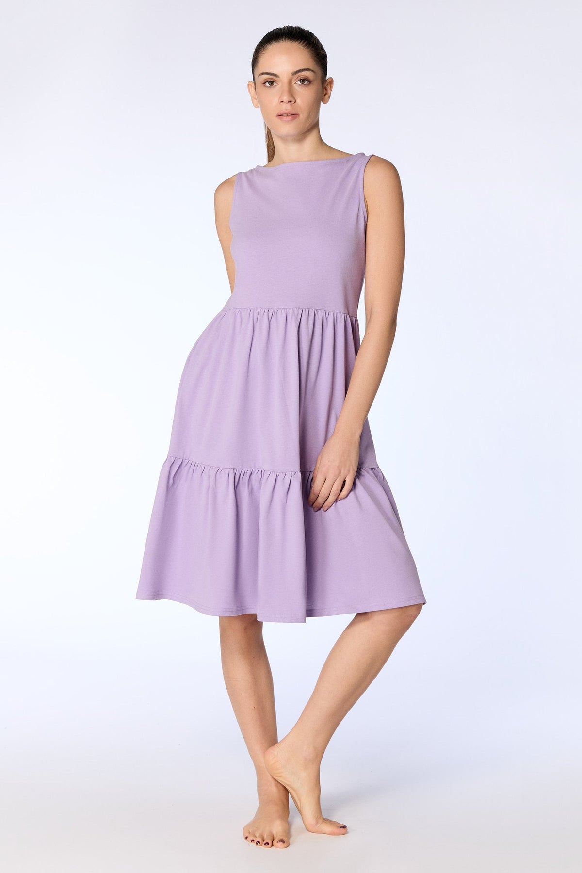 Ruffle Dress, Viola