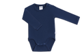 Baby Long Sleeve Bodysuit, Indigo