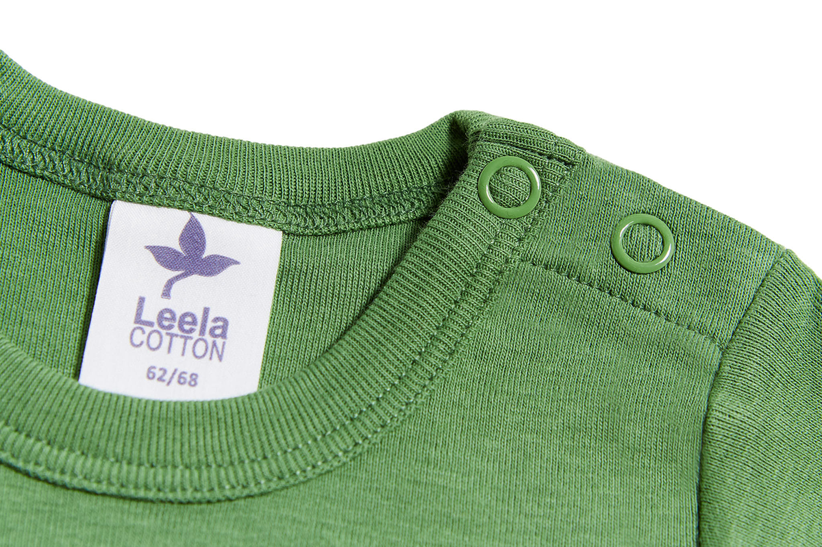Baby Long Sleeve Bodysuit, Forest Green