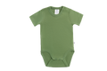 Baby Short Sleeve Bodysuit, Forest Green