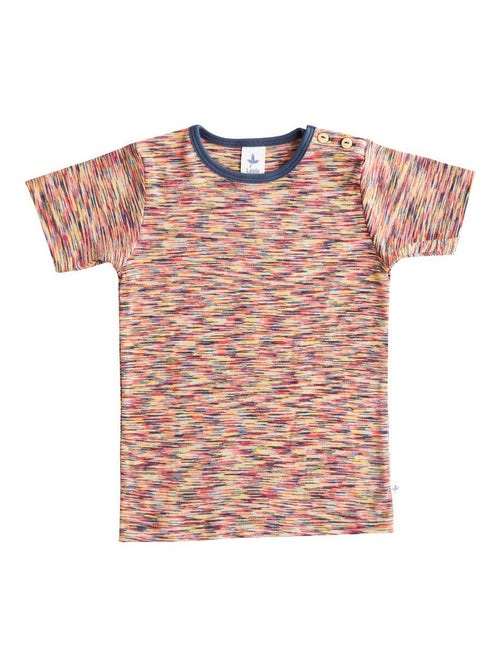 Baby Basic Short Sleeve Top, Sea — Leela Cotton