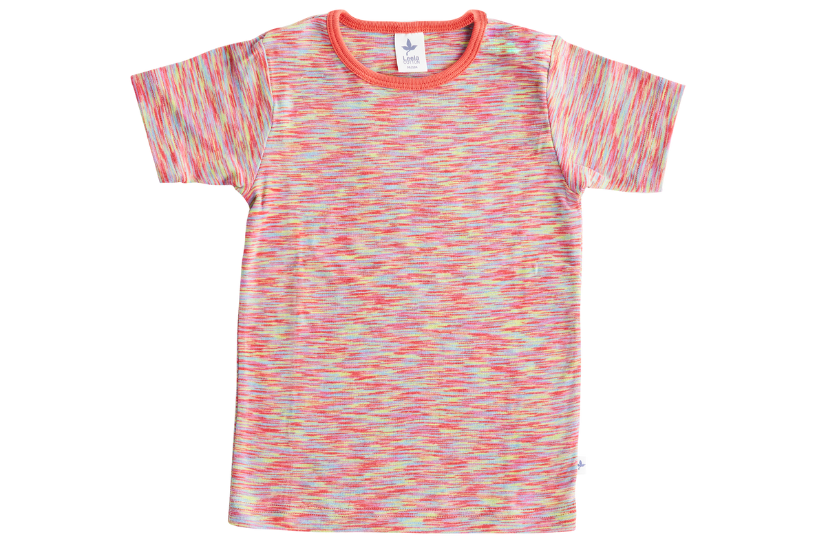Baby Basic Short Sleeve Top, Sun — Leela Cotton, view 2
