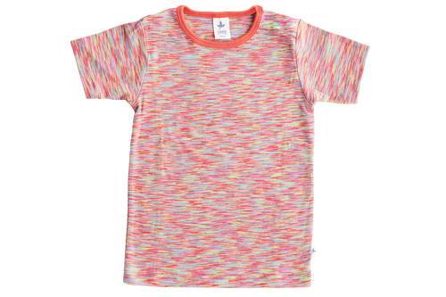Baby Basic Short Sleeve Top, Sun — Leela Cotton, view 2