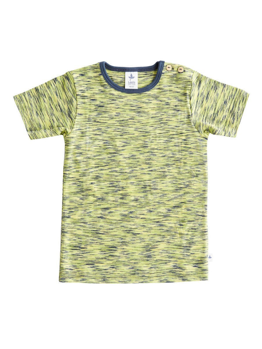 Baby Basic Short Sleeve Top, Meadow — Leela Cotton