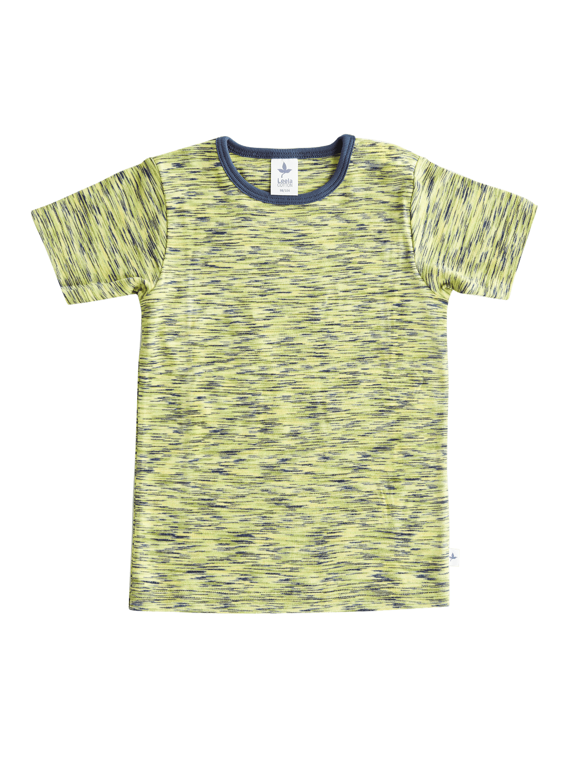 Baby Basic Short Sleeve Top, Meadow — Leela Cotton, view 2