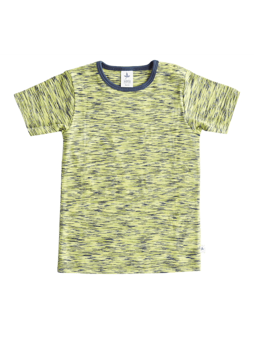 Baby Basic Short Sleeve Top, Meadow — Leela Cotton, view 2