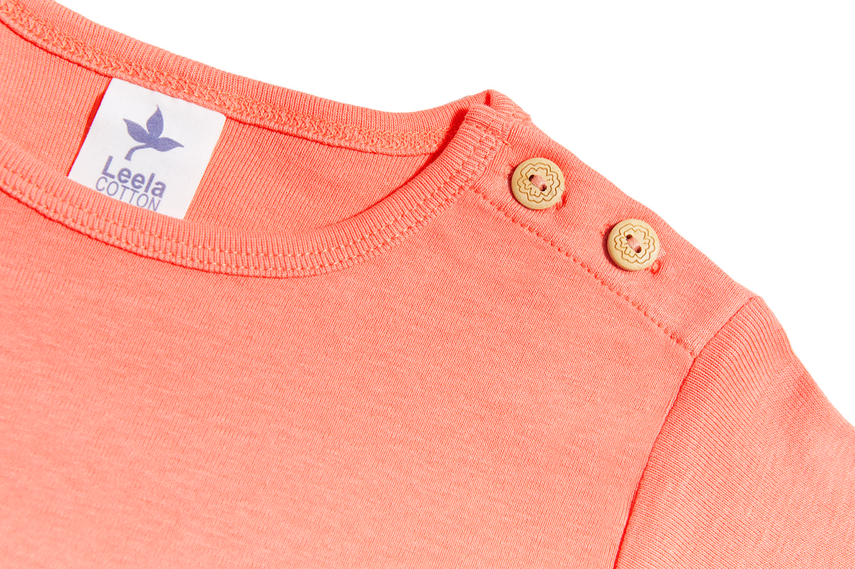 Kids' Short Sleeve Top, Apricot