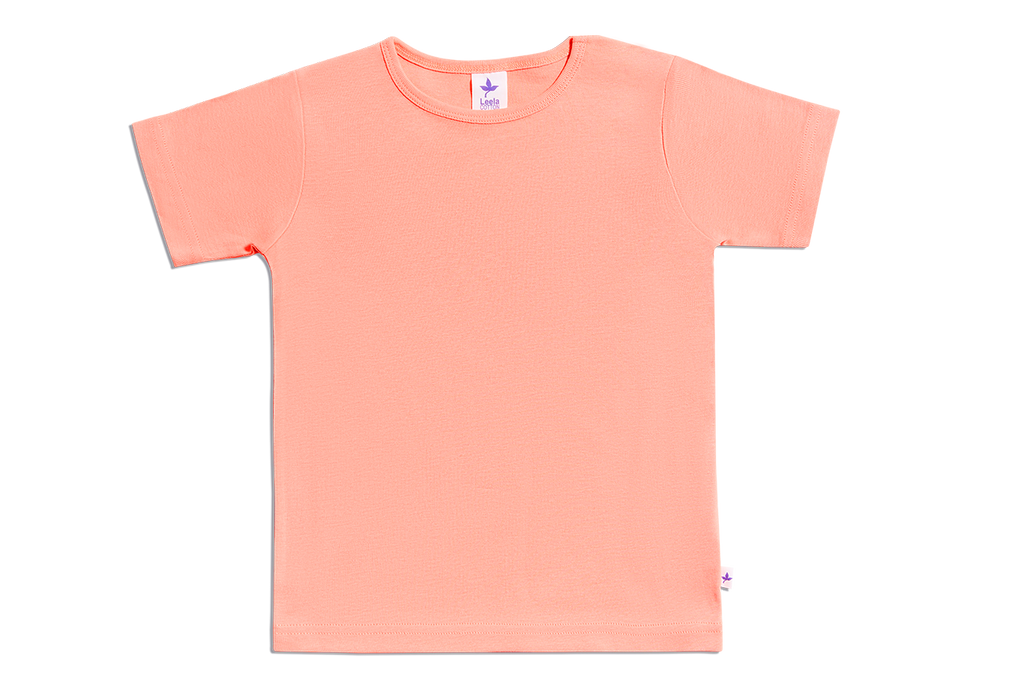 Kids' Short Sleeve Top, Apricot
