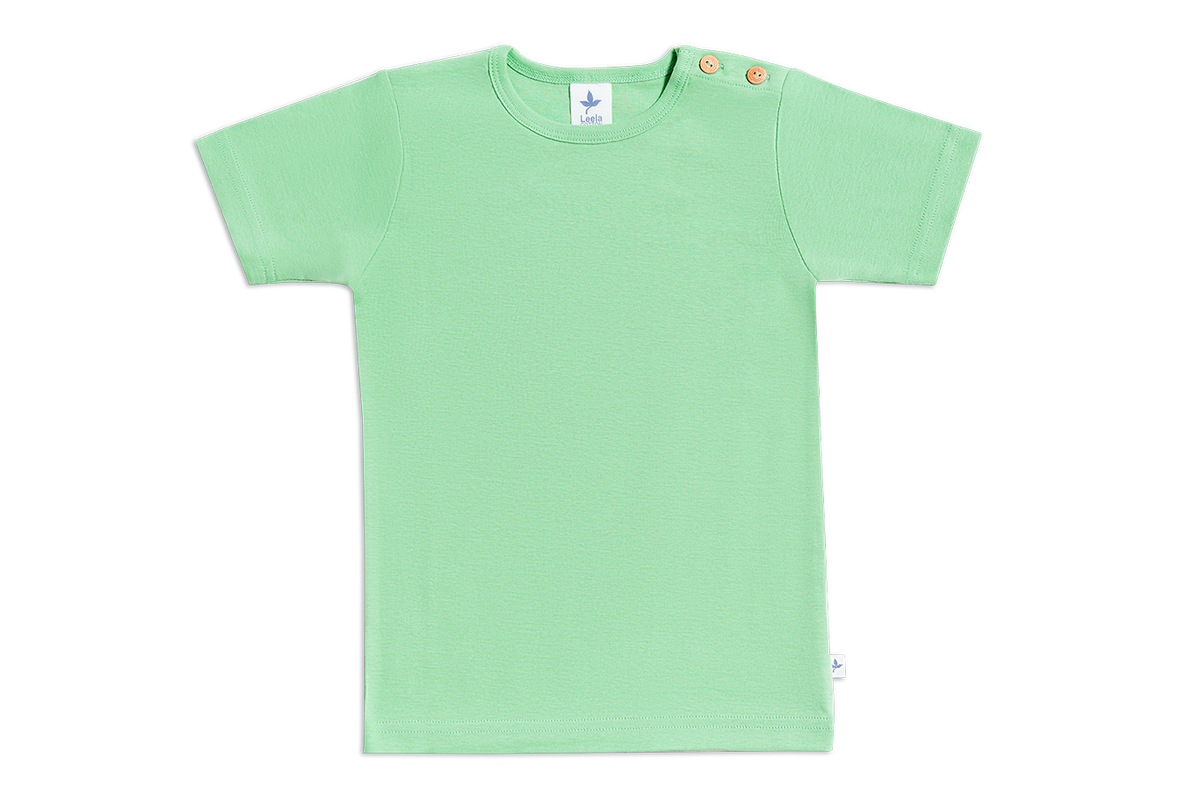 Kids' Short Sleeve Top, Mint Green