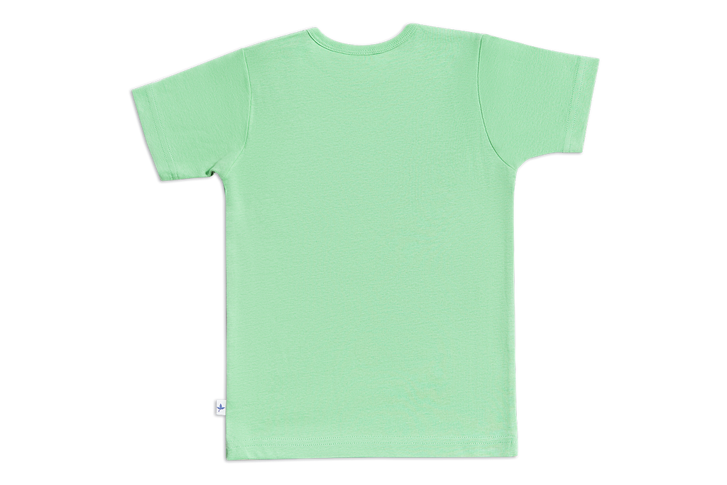 Kids' Short Sleeve Top, Mint Green