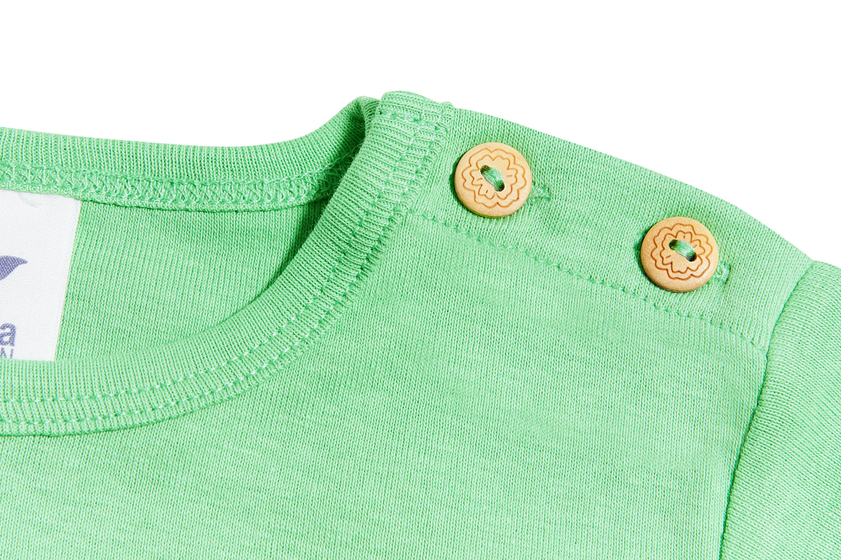 Kids' Short Sleeve Top, Mint Green