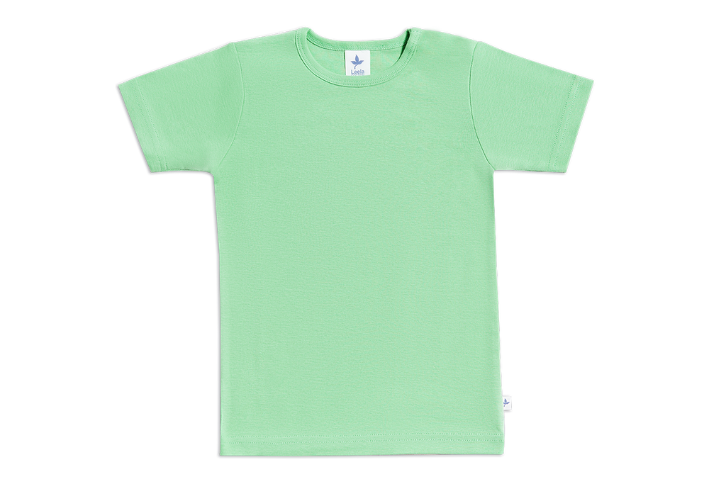 Kids' Short Sleeve Top, Mint Green