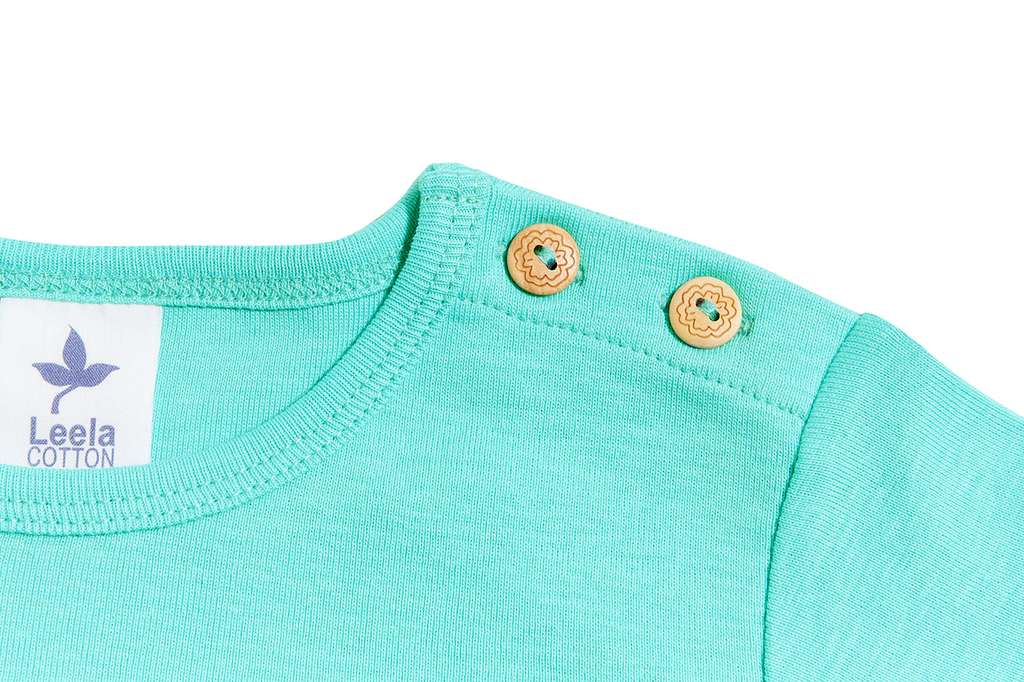 Kids' Short Sleeve Top - Turquoise