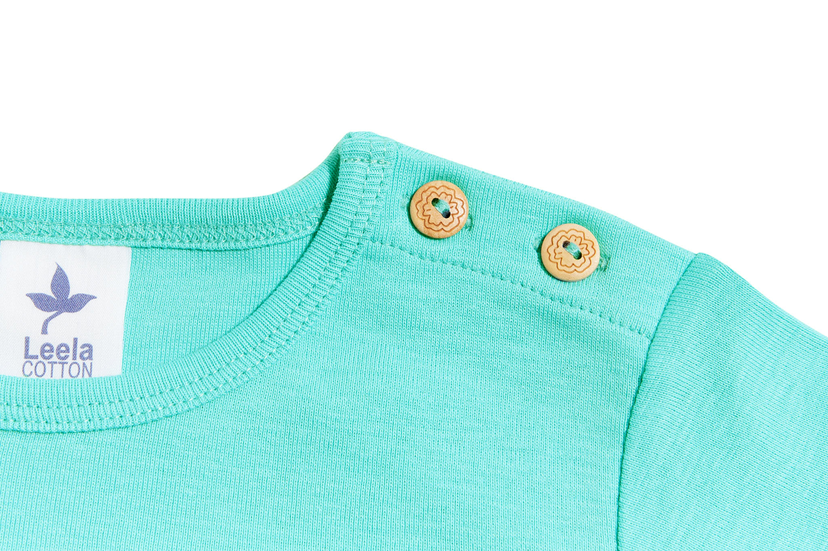 Kids' Short Sleeve Top - Turquoise