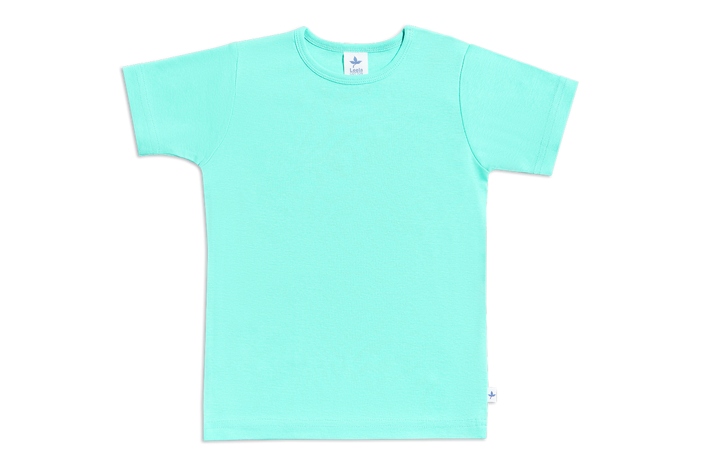 Kids' Short Sleeve Top - Turquoise