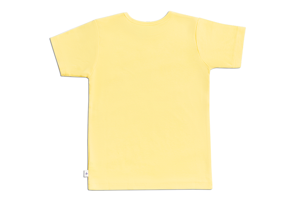 Kids' Short Sleeve Top, Lemon Yellow