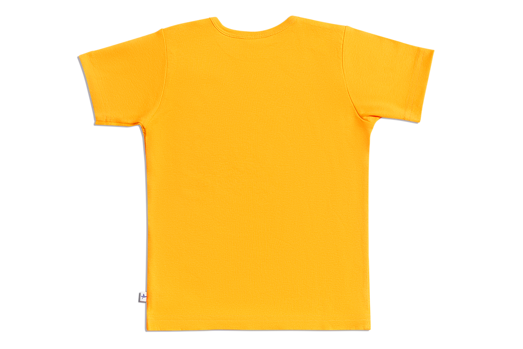 Baby Basic Short Sleeve Top, Sun Yellow