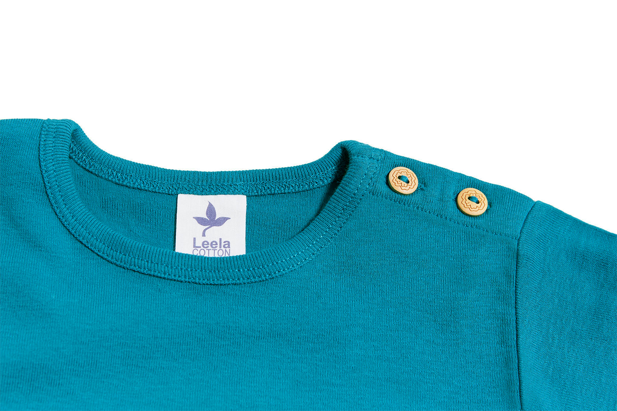 Baby Basic Short Sleeve Top, Seaport