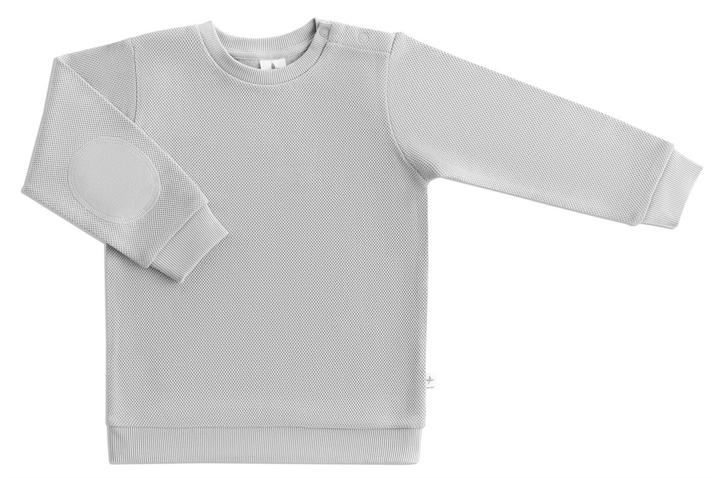 Baby Piqué - Basic Sweatshirt, Grey