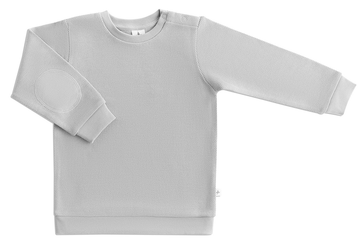 Baby Piqué - Basic Sweatshirt, Grey