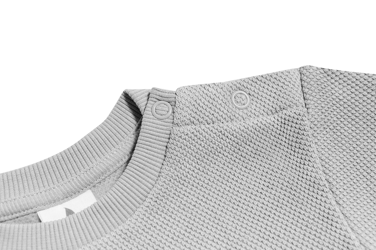 Baby Piqué - Basic Sweatshirt, Grey