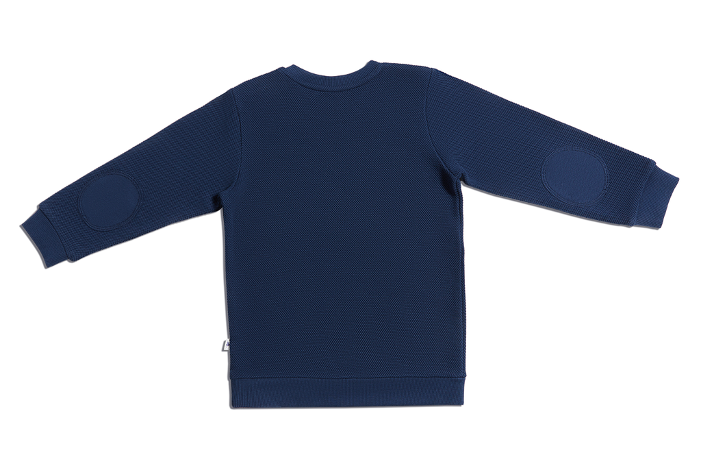 Baby Piqué - Basic Sweatshirt, Indigo