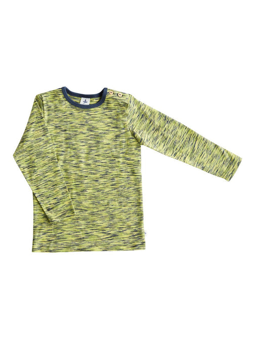 Baby Basic Long Sleeve Top, Meadow — Leela Cotton, view 2
