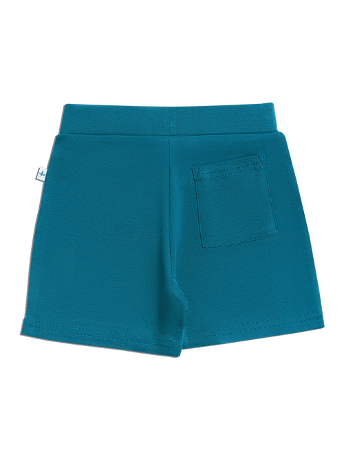 Baby Shorts, Danube Blue — Leela Cotton, view 2