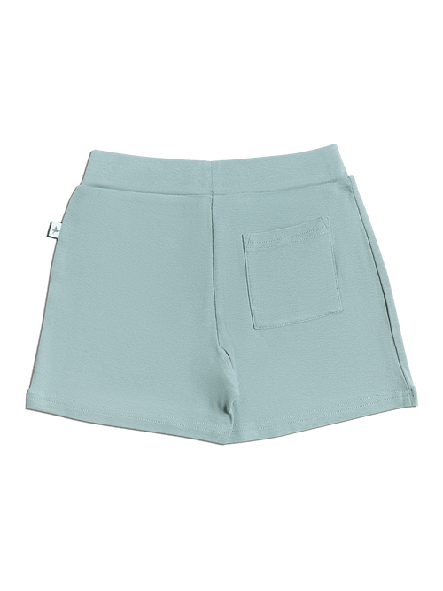 Baby Shorts, Dove Blue — Leela Cotton, view 2
