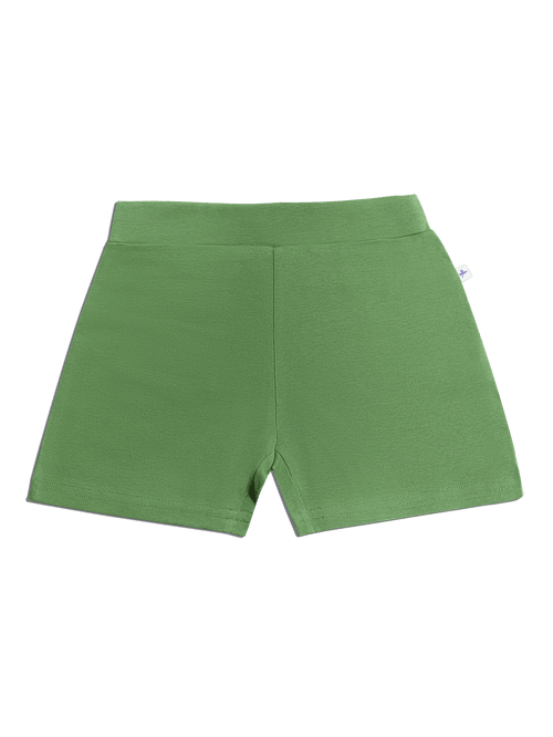 Baby Shorts, Forest Green — Leela Cotton