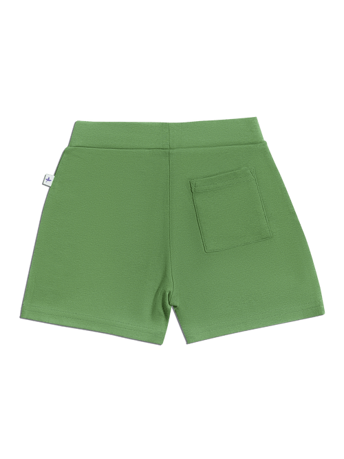 Baby Shorts, Forest Green — Leela Cotton, view 2