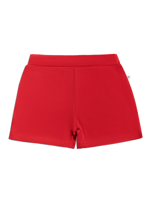Baby Shorts, Brick Red — Leela Cotton