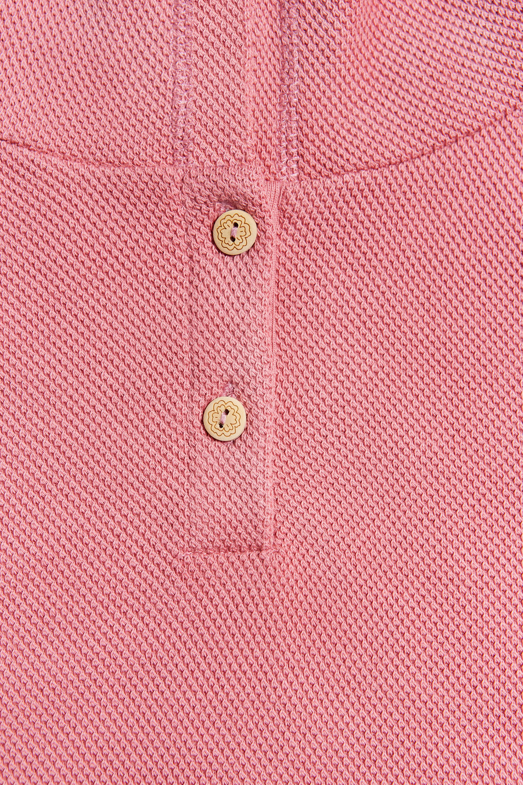 Baby Piqué Hoodie, Dusty Pink