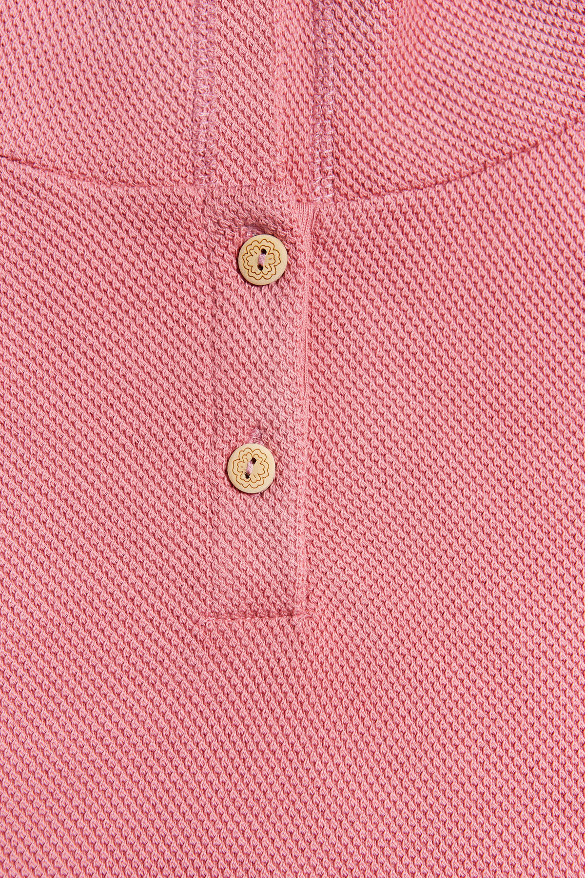 Baby Piqué Hoodie, Dusty Pink