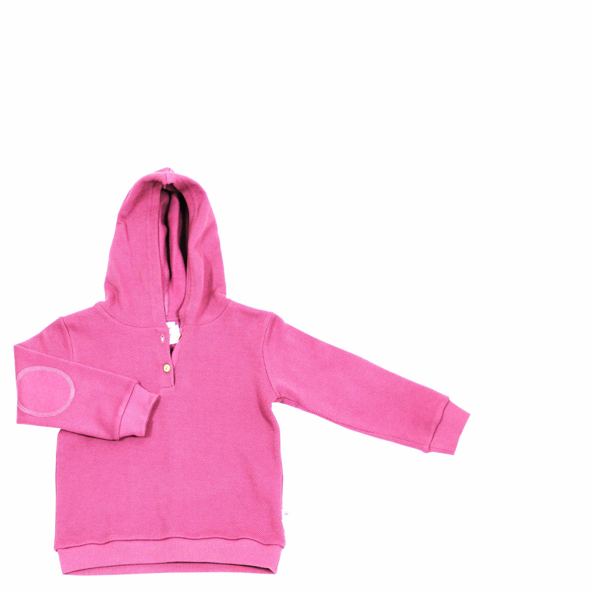 Baby Piqué Hoodie, Dusty Pink