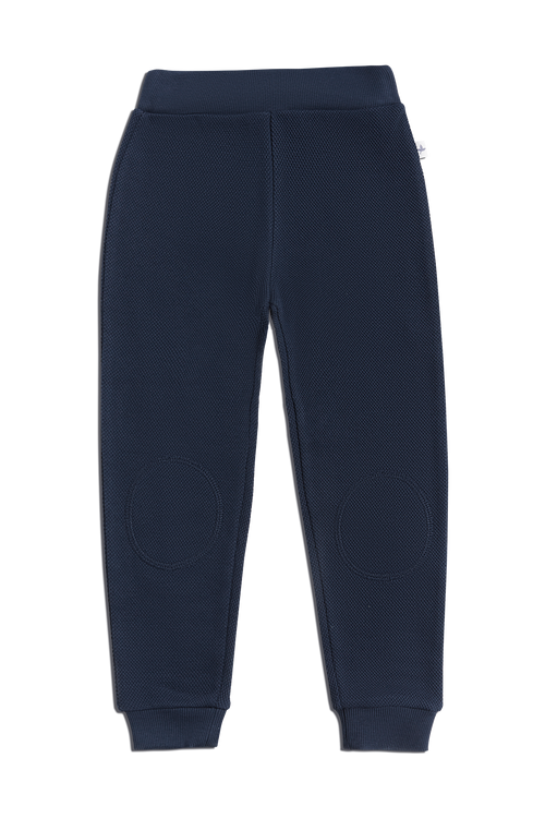Baby Piqué Trousers, Indigo — Leela Cotton